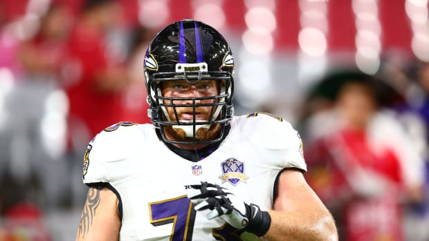 Baltimore Ravens offensive guard Marshal Yanda.
